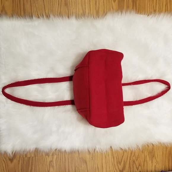 J Jill Wool Shoulder Tote Bag, Red - Picture 5 of 13